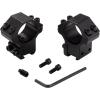 imageCenterPoint Optics CPM2PA25M TwoPiece Medium Profile Rings For Integral Dovetail MountBlack