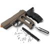imageGame Face GFHP45 Hawkeye CO2Powered SemiAuto Airsoft BB PistolBlack