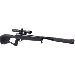 imageBenjamin BTN2Q2SX Trail Stealth Nitro Piston ElitePowered 22Caliber Break Barrel Air Rifle With SBD Platinum And 39x32mm Scope Black