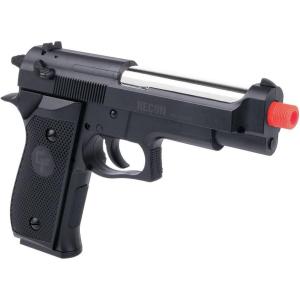 imageGame Face GFRAP22B Recon Combat SpringPowered Airsoft Pistol BlackEarth