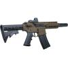 imageCrosman Bushmaster BMPWX Full Auto CO2Powered BB Air Rifle And Red Dot Sight BlackFDE