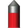 imageCrosman Red Flight LF22167 LeadFree 22Caliber Ultra Heavy Pointed Pellets 100Count100 Count