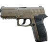 imageCrosmanCrosman SNR357 177Caliber Pellet45 MM BB CO2Powered Snub Nose Revolver BlackGreyTan