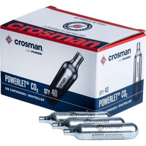 imageCrosman 40Count 12Gram CO2 Cartridges For Air Rifles And Air Pistols 23140N Packaging May Vary
