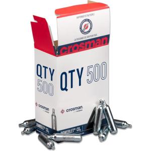 imageCrosman 500Count CO2 Cartridges For Air Rifles And Air PistolsSilver