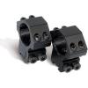 imageCenterPoint Optics CPM2PA25H TwoPiece High Profile Rings For Integral Dovetail Mount Black